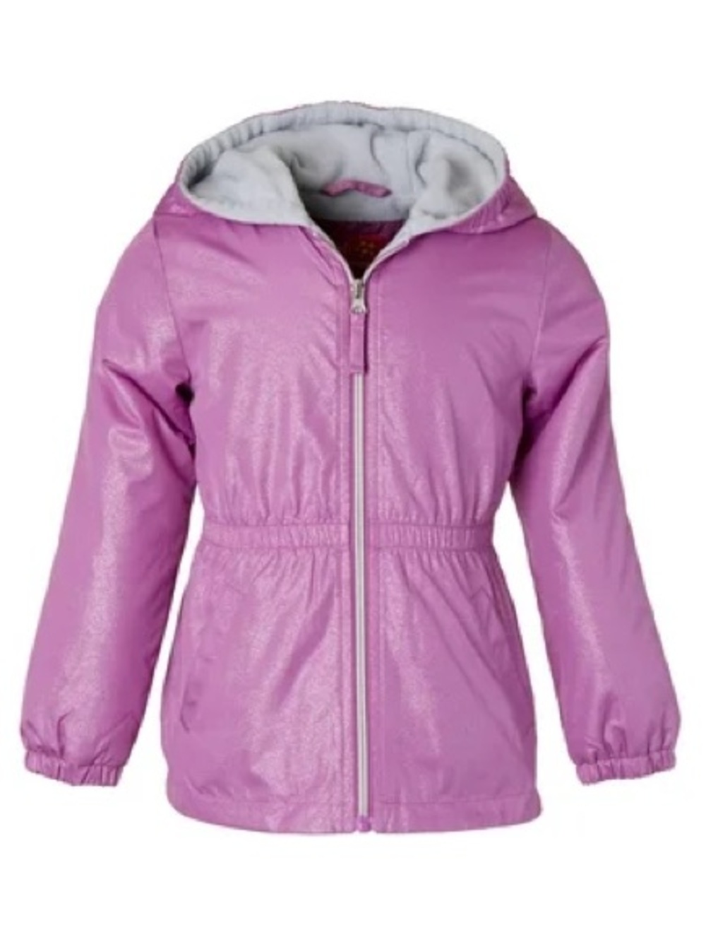 Pink Platinum Shimmery LILAC
Hooded Fleece Lined Anorak